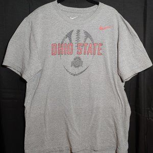Ohio State football NIKE top T-shirt Adult gray XL